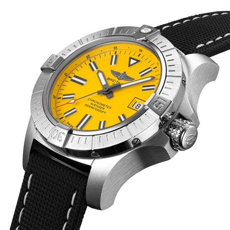 yellow breitling seawolf leonardo dicaprio|Avenger Automatic 45 Seawolf Stainless steel .